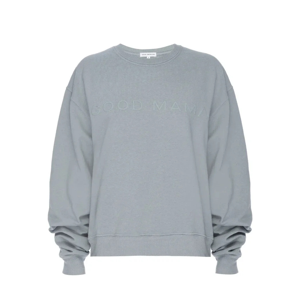 Good American Good Mama Oversize Graphic Sweatshirt‎ Size 2 / US Medium
